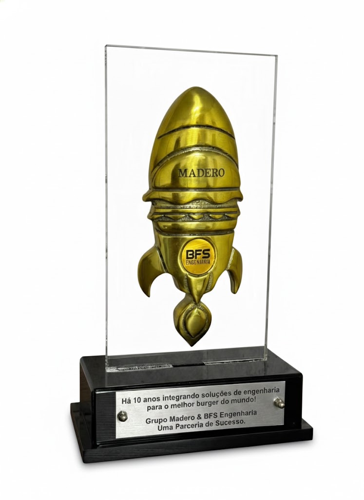TROFÉU METAL - MADERO