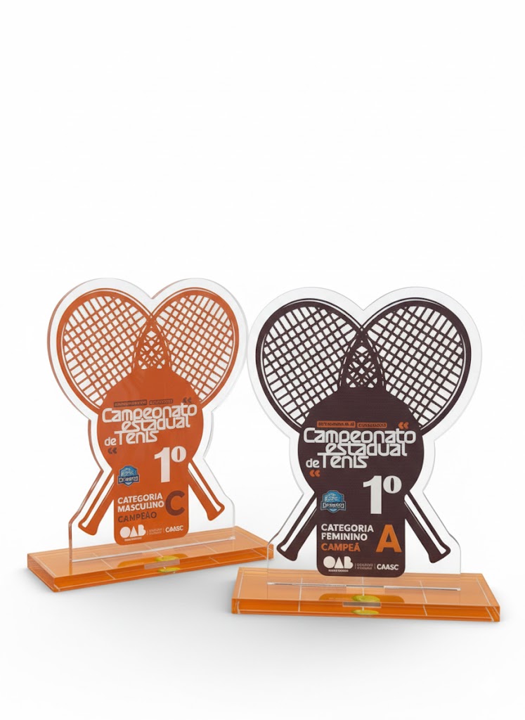 TROFÉU ACRILICO - TENIS