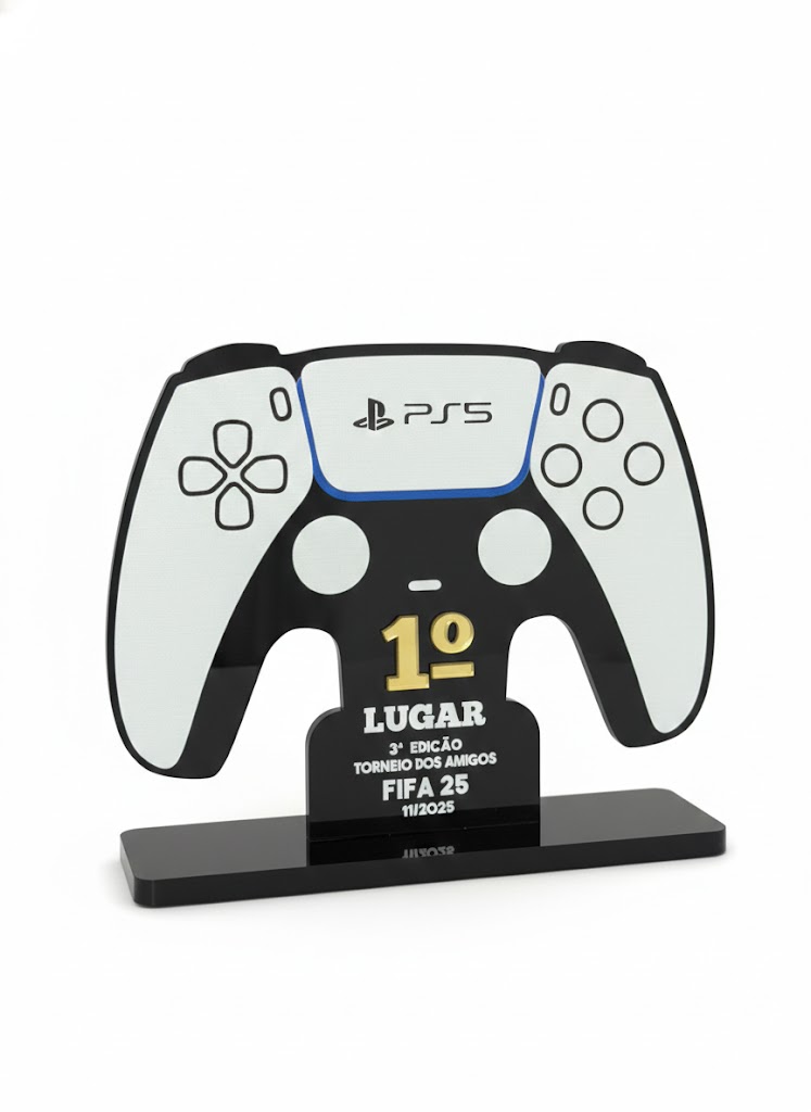 TROFÉU ACRILICO - CONTROLE PS5