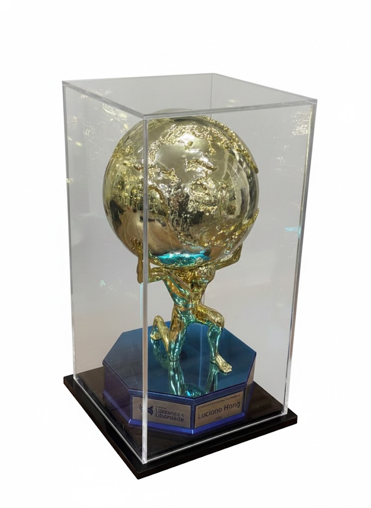 TROFÉU ATLAS - LUCIANO HANG - GRUPO LIDERANÇA E LIBERDADE