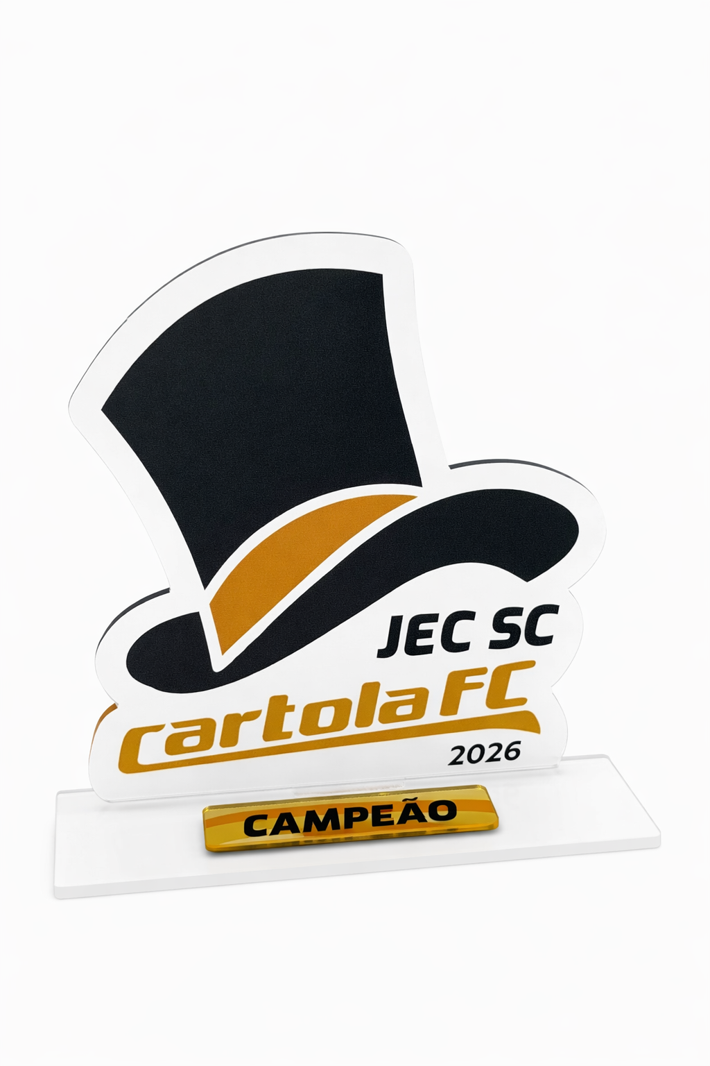 TROFEU PERSONALIZADO ACRILICO CARTOLAFC